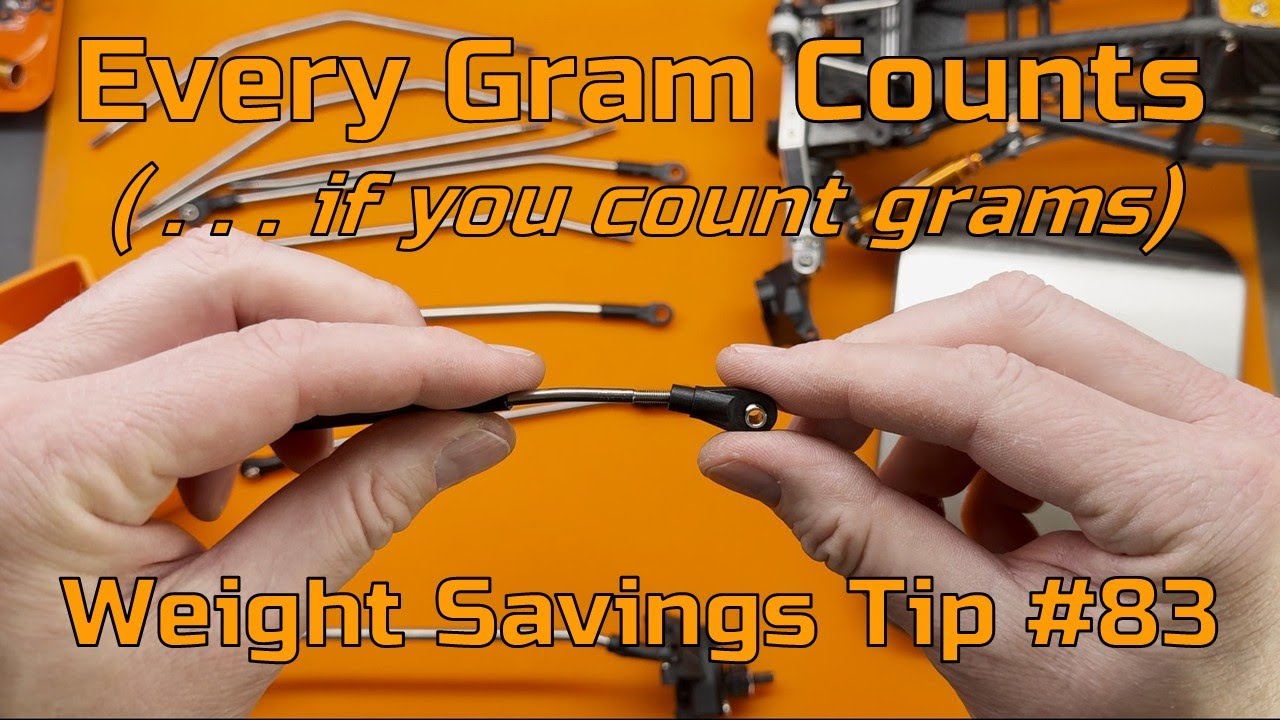 Can you go lighter? Every Gram Counts when you are Counting Gram -  Next Level Steering Rod.