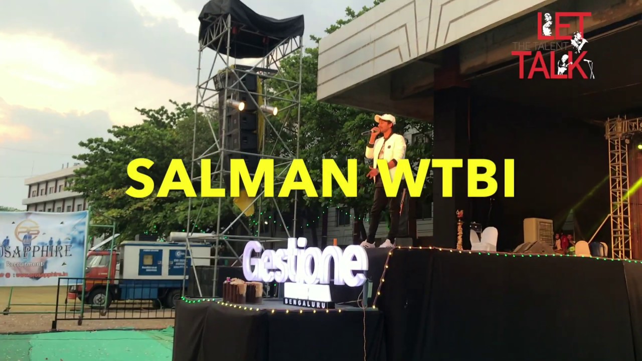 Salman WTBI | Let The Talent Talk | RNSIT - MBA 