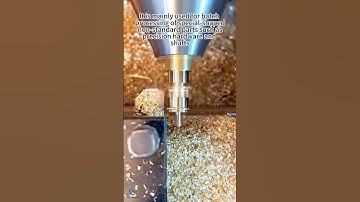 Turning-milling combined machining of brass parts.