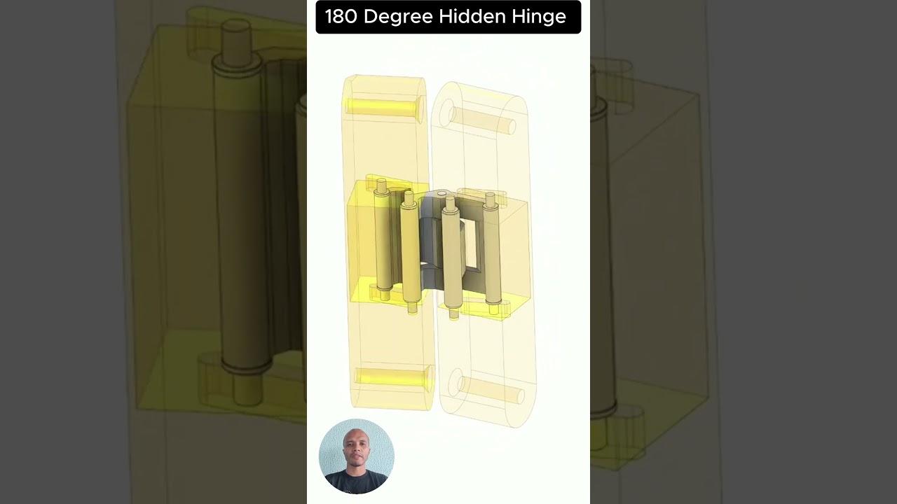180 Degree Hidden Hinge 
