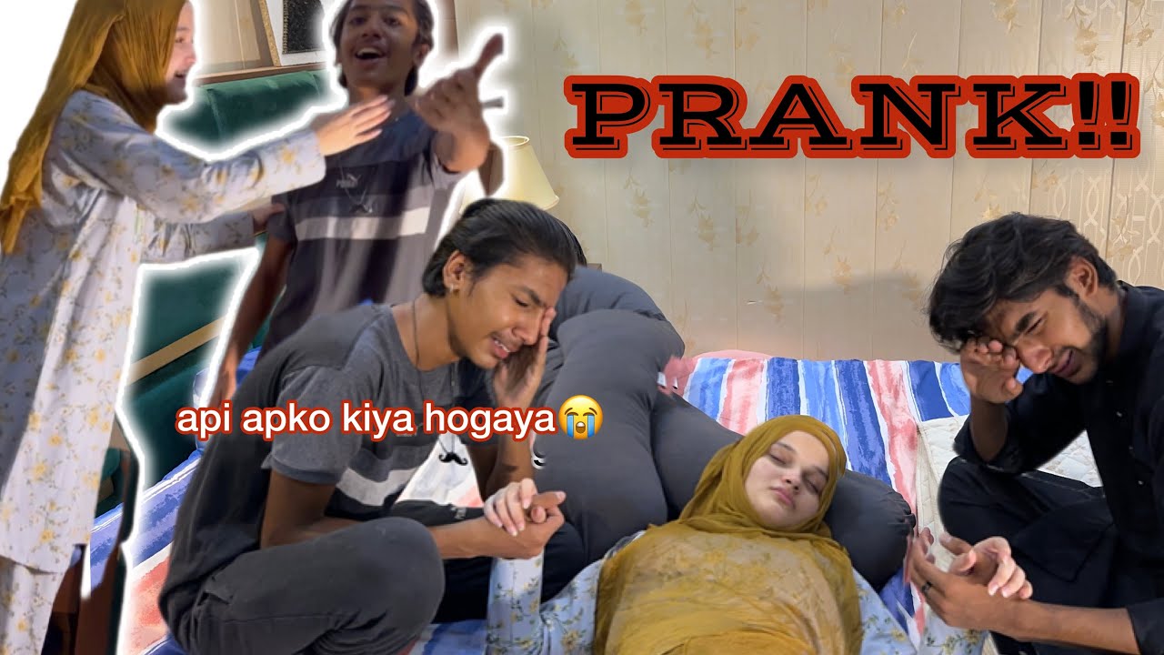 BEHOSHI PRANK 😝ON HANFIA HAMZA😜