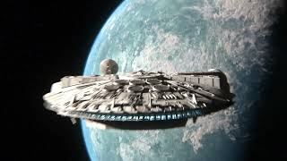 Star Wars Spaceship Flyby - Blender Animation