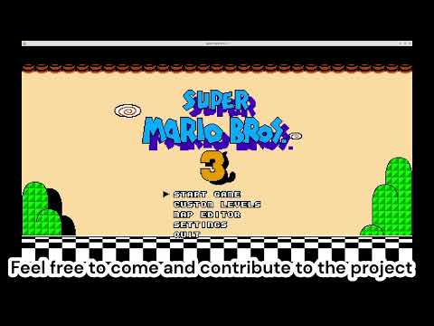 Collaborative Open-Source Game Development: Super Mario Bros. 3 in Python