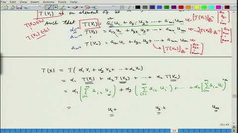 noc20-ma54-lec36 - Matrix of a Linear transformation