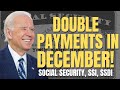 DOUBLE Social Security Checks in December For These Beneficiaries | Social Security, SSI, SSDI