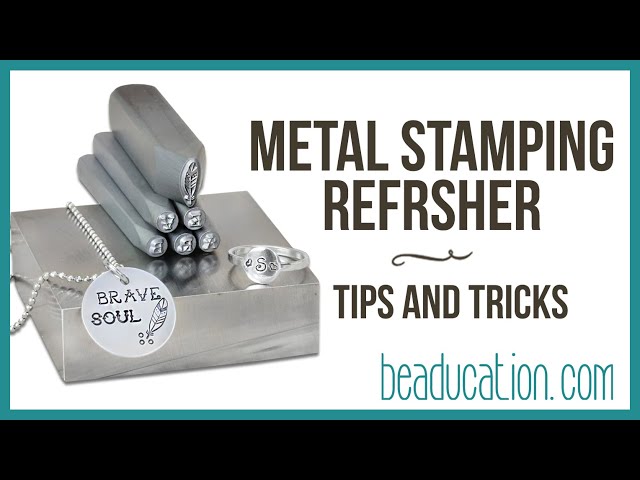 Beginner Metal Stamping Advice for Beginners (Pt 1: Tools) 