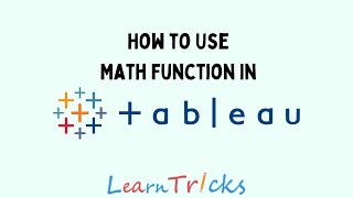 How To Use Math Functions In Tableau | How To Use Calculated Fields In Tableau
