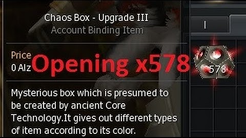 x578 Chaos Upgrade Box III - Cabal Online