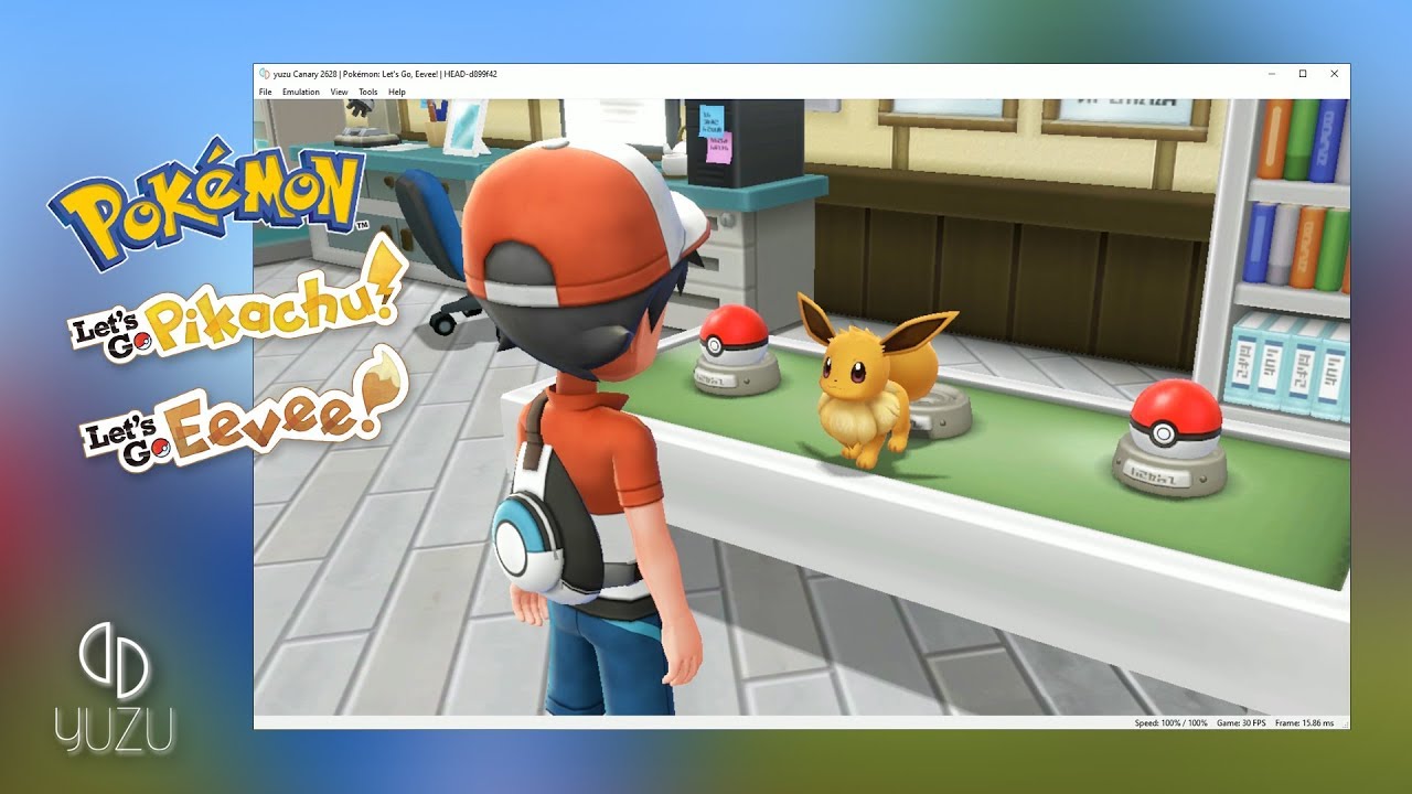 How To Play Pokemon Let S Go Eevee Pikachu On Pc Full Speed Yuzu Switch Emulator Youtube