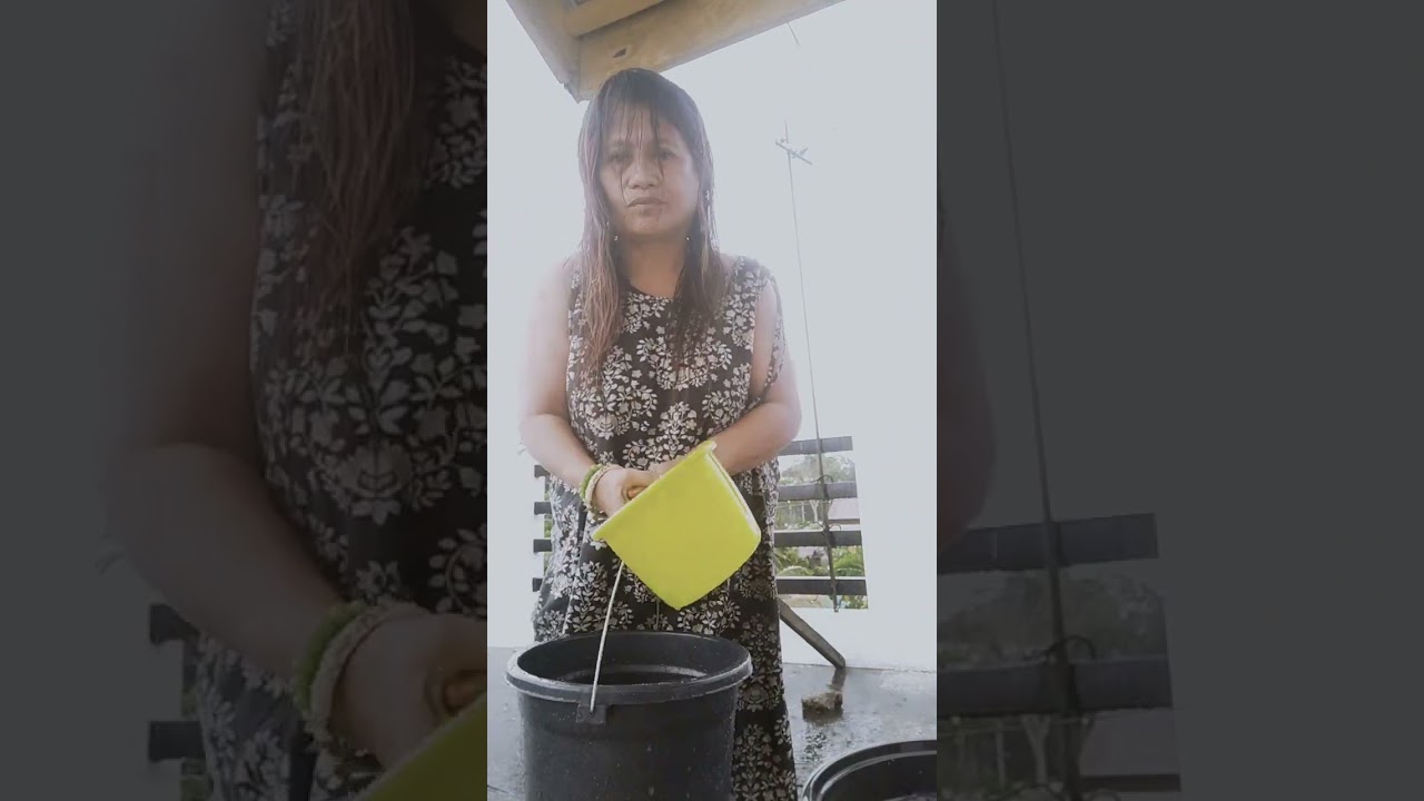 Hapsay ligo sa ulan 😂😁♥️💚🍊with leaves sa orange🍊🍊🍊😁