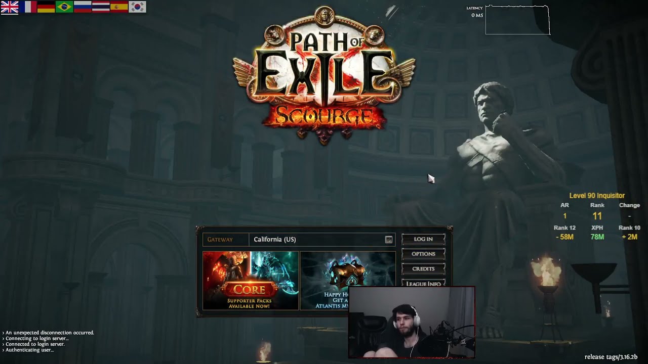 My Funniest RIP Clip To Date - Rank 1 Atlas Invasion HCSSF RIP [PoE 3.16 Scourge]