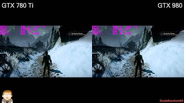 Dragon Age Inquisition GTX 980 Vs 780 Ti FPS Comparison