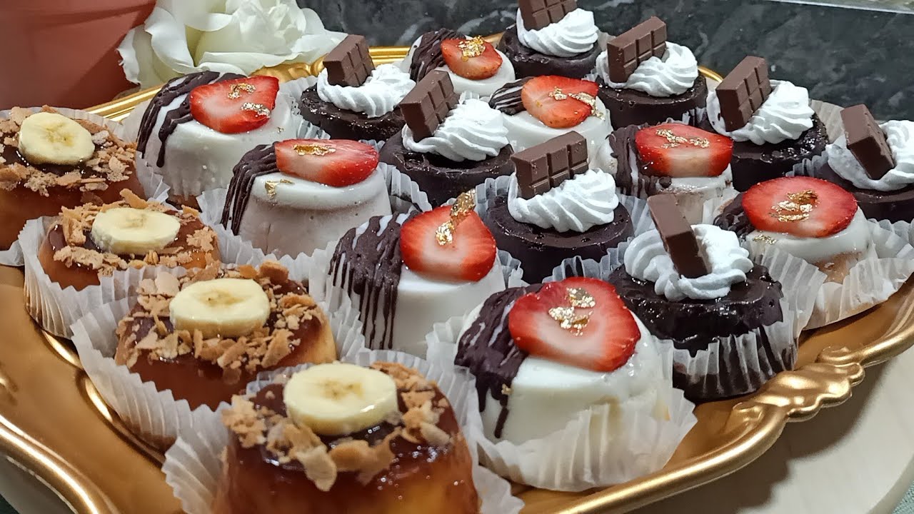 مشروع الكيكات المربح❌❌ ميني كيك بخليط واحد⛔ 3 أنواع الكيك بهرتهم بهاد البلاطو المشكل بحشوات مختلفة