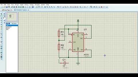 Tutorial cara membuat simulasi LED berkedip dengan Software Proteus