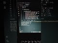 "When the code finally feels like poetry... ✍️💻 #Jugraafiya"#shorts #ytshorts #coding #python