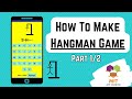 MIT App Inventor Hangman Game Tutorial Part 12 Hangman 