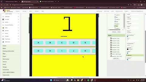 MIT App Inventor Hangman Game Tutorial (Part 1/2) |  Hangman App Inventor | App Inventor Games