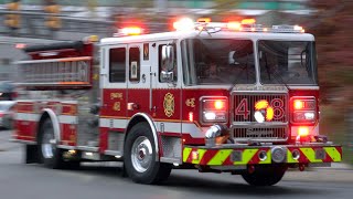 Tinicum Township Fire Company Ladder 48, Engine 48 & Eddystone Fire Company Chief 12 Responding