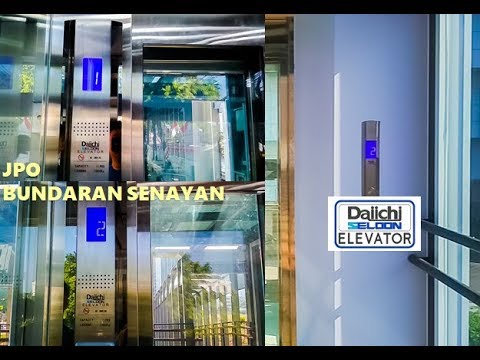 New Daichi Seloon MRL Scenic Elevators at JPO Bundaran Senayan, Jakarta