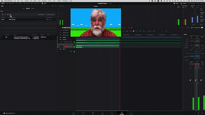 Automatic Dialogue Replacement in Davinci Resolve
