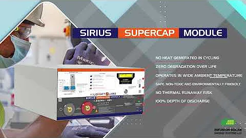 Sirius Supercapacitor Module: The World's Best Battery