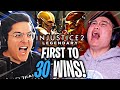 Who Can WIN 30 Games Of Injustice 2 FIRST?! (unCAGEDgamez VS Caboose) #TeamSeas