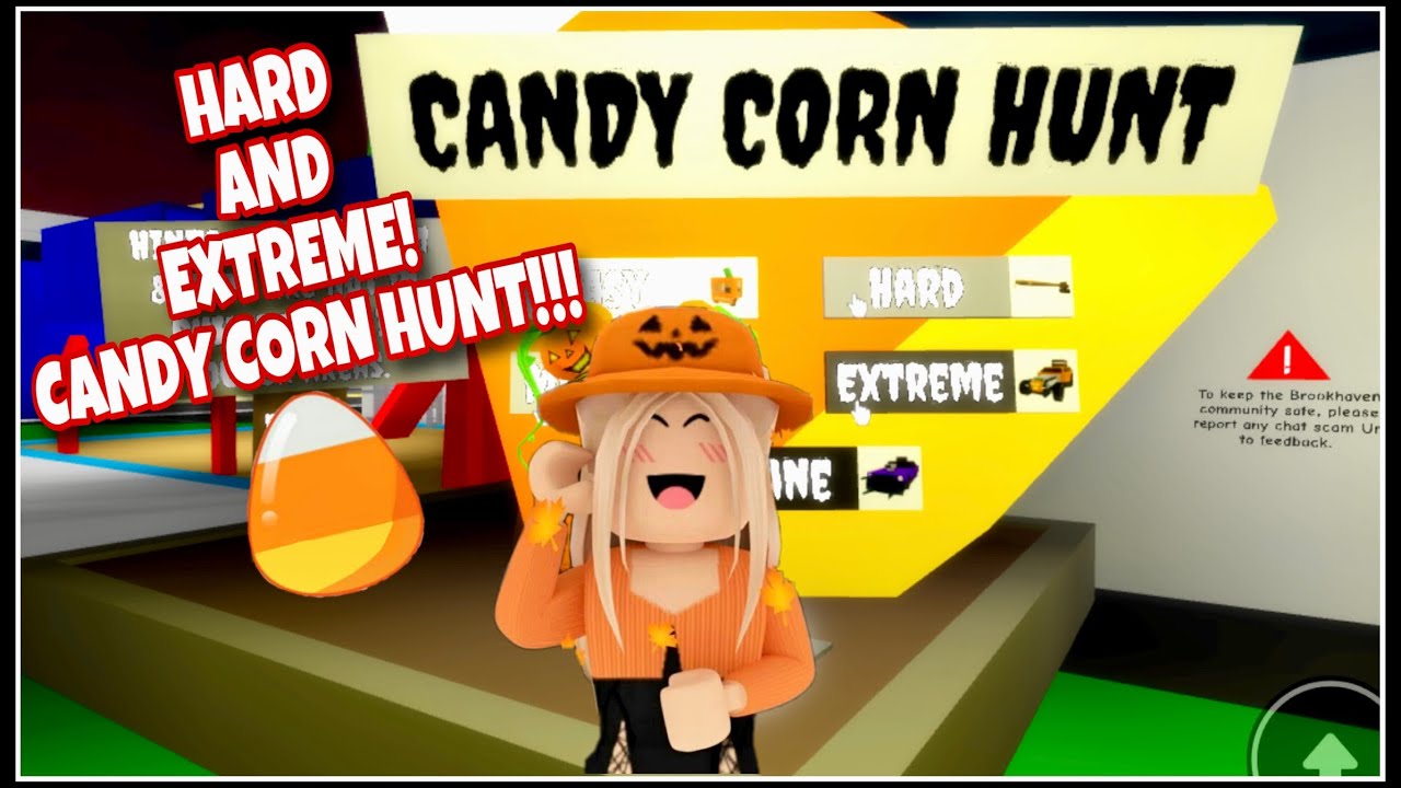 How to find all Extreme Candy Corn in Roblox Brookhaven Halloween Event