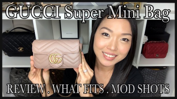 GUCCI MARMONT MINI & SUPER MINI COMPARISON 