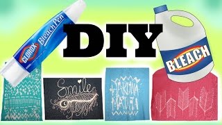 DIY Bleach Pen & T-Shirt Designs! - Maddie Ryles