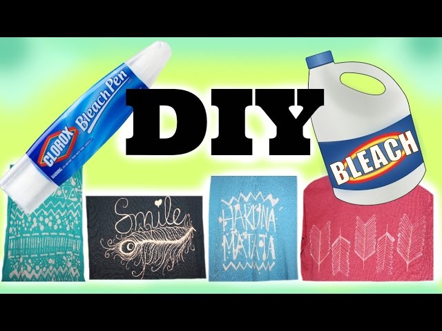DIY Bleach Pen & T-Shirt Designs! - Maddie Ryles 