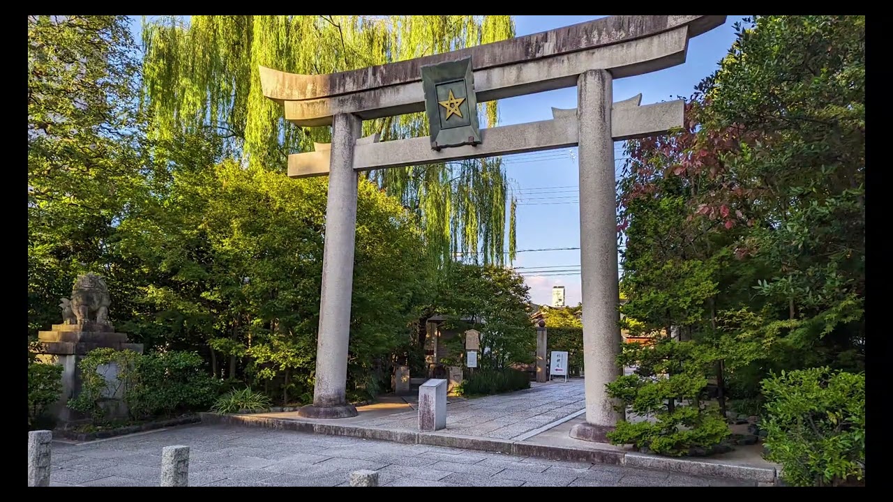 [跑步訓練] 京都堀川往返 二條城 晴明神社 戻橋 I Running in Kyoto along Horikawa, Nijo Castle Seimei Shrine Modoribashi