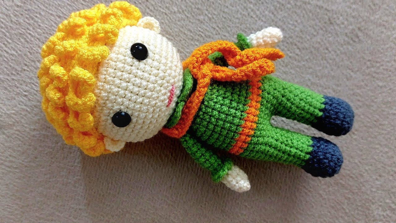 قسمت دوم بافت دستها و بدن عروسک