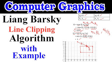 Liang Barsky Line Clipping Algorithm with Example
