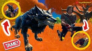 How to TAME WOLF in Fortnite? Fortnite Tame Wolf Step By Step Guide! Tame Wolves Fortnite! Easy Way