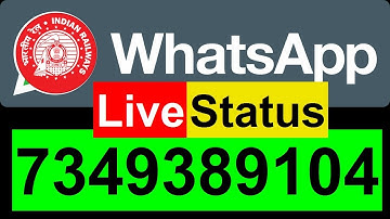 WhatsApp पर LIVE Train Status  देखें | How to Check Live Train Running Status on Whatsapp