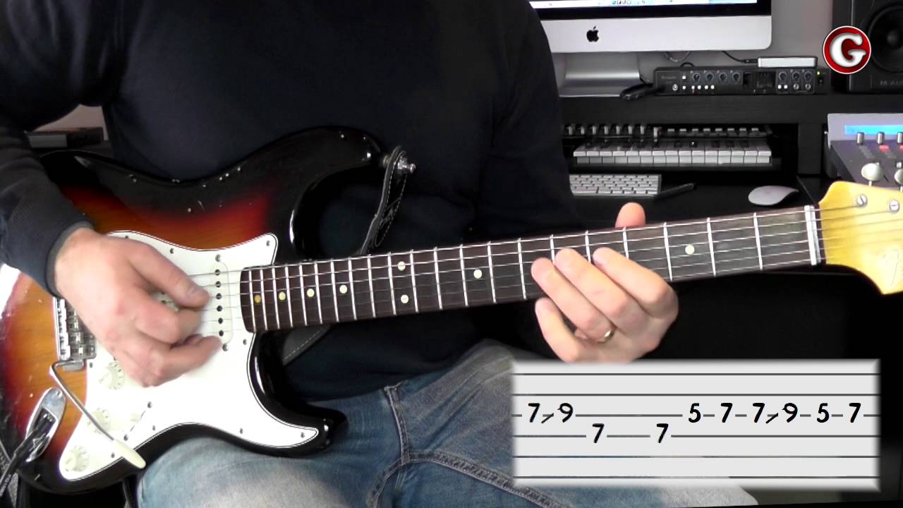 Example 3 Easy guitar licks A minor pentatonic lick Guitar