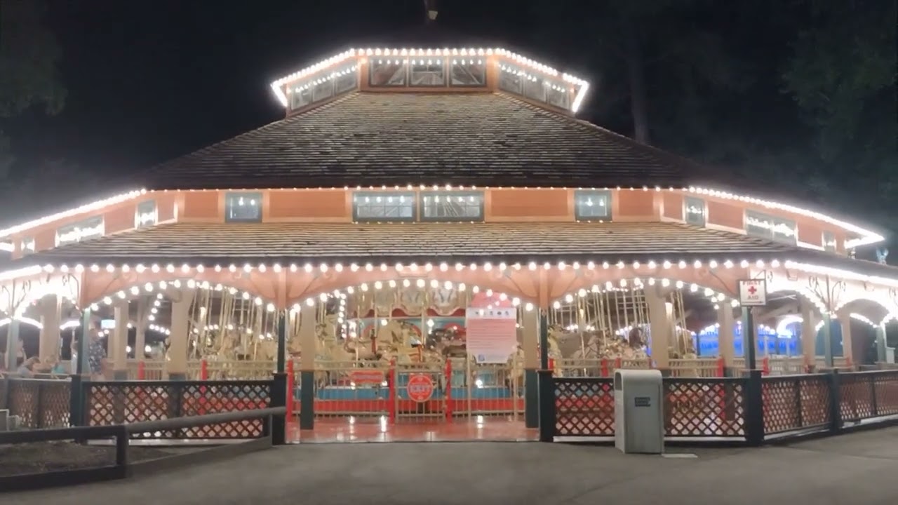 Canobie Lake Park Beautiful Antique Carousel 2022
