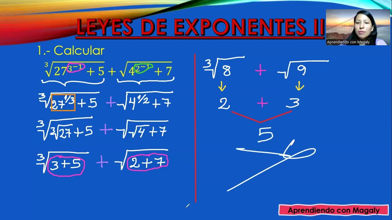 LEYES DE EXPONENTES II