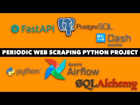 I built a web scraping system purely in python using data engineering tools