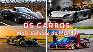 Os CARROS mais rápidos do MUNDO: Quanto custa o poder da alta velocidade?