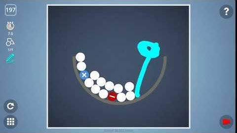 Check out how I solved level 197 in Brain It On! #BrainItOn