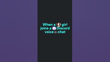 GIRL Joins a DISCORD Voice Chat #Shorts