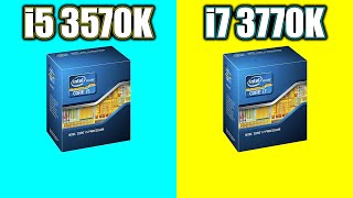 Intel Core i5 3570K vs Intel Core i7 3770K | Tested in 7 Games