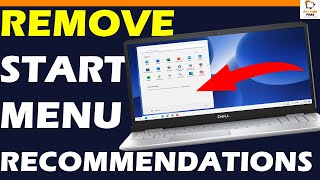 how to remove start menu recommendations in windows 11