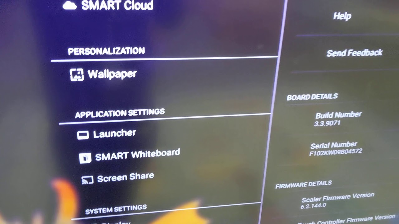 How to change your background/wallpaper on your SMARTboard YouTube