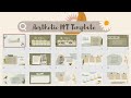 FREE AESTHETIC PPT TEMPLATE | VINTAGE PPT TEMPLATE + FONTS