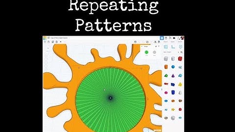 TinkerCAD Tips! Circular Repeating Patterns.          #tinkercad #caddesign #3dprintable #3dprinting
