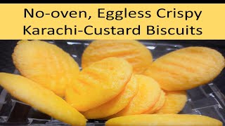 No oven-Custard butter cookies/easy-eggless/how to make butter biscuits at home/custard cookies