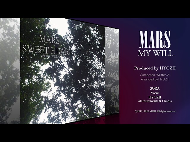 MARS by hyoziisora | MY WILL - Kpop inspired by SUGIZO - [Official Audio] class=