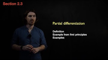 Section 2.3: Intro to Partial Differentiation